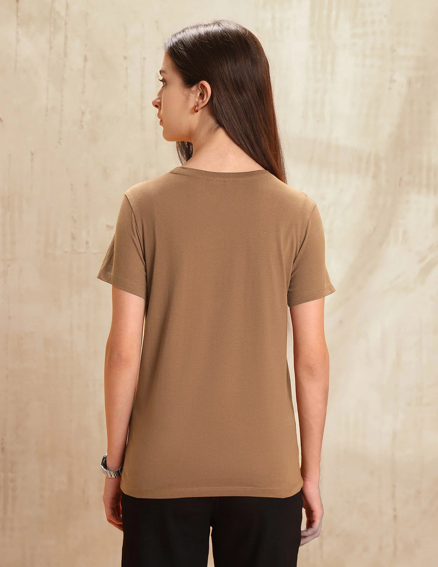 Brand Printed Regular Fit T-Shirt - Image 5