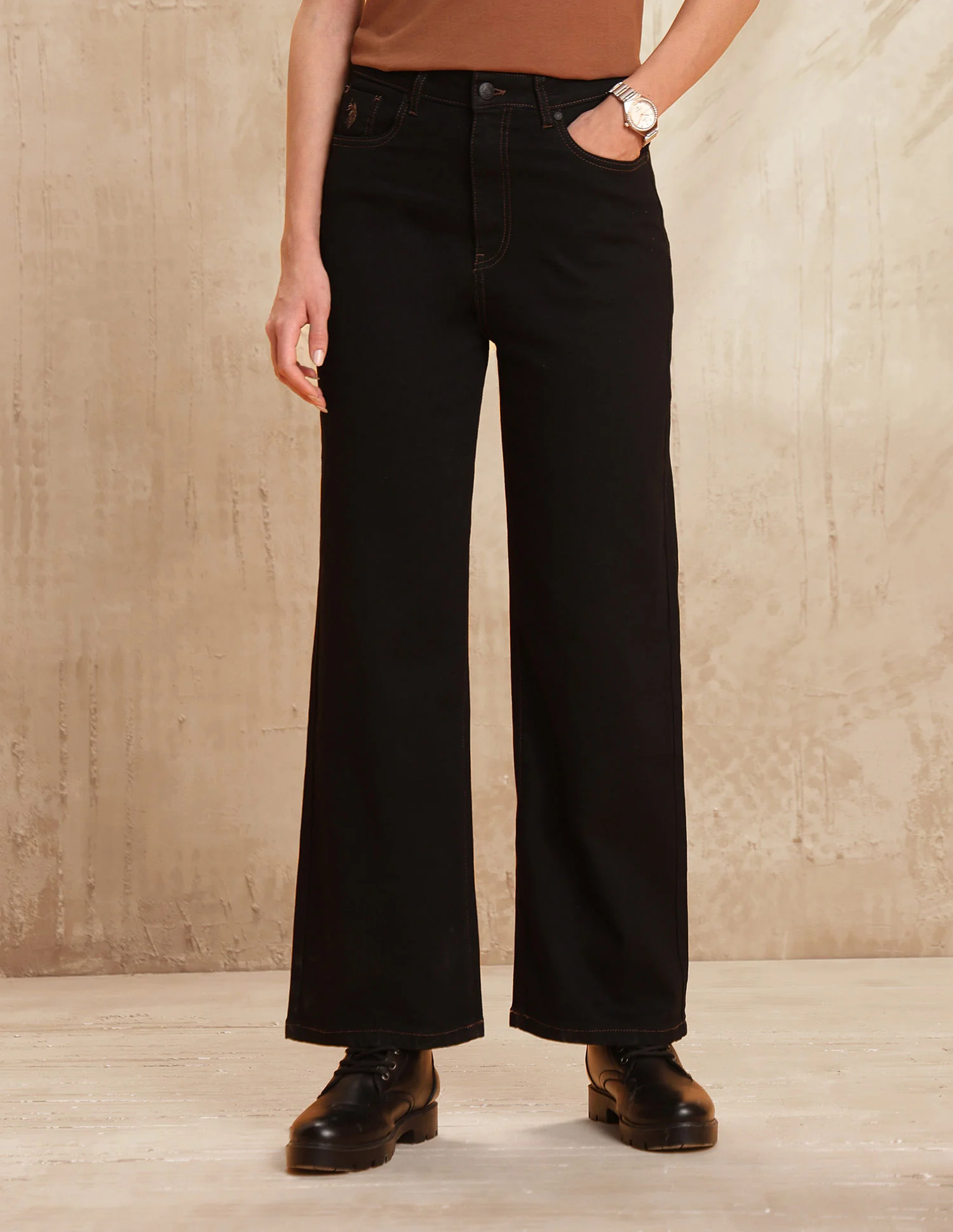 High Rise Wide Leg Jeans - Image 6