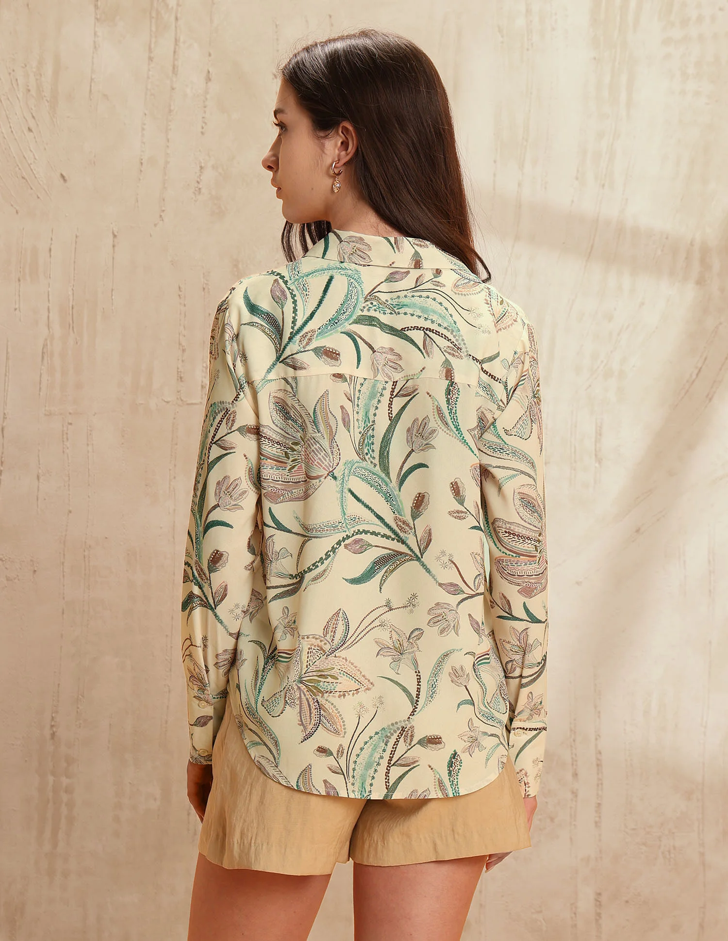 Regular Fit Floral Printed Shirt - Image 5