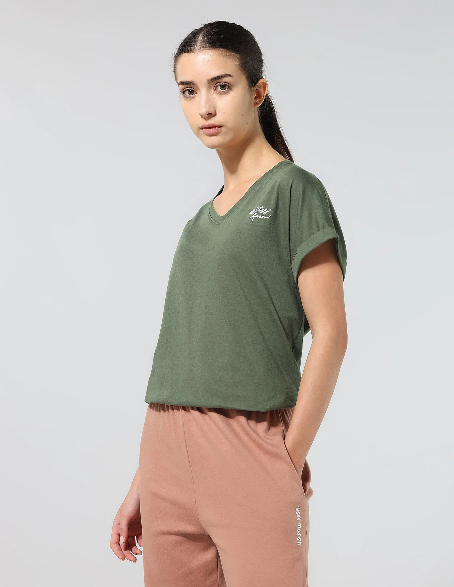 On The Go Regular Fit Solid Lounge T-Shirt - Image 4