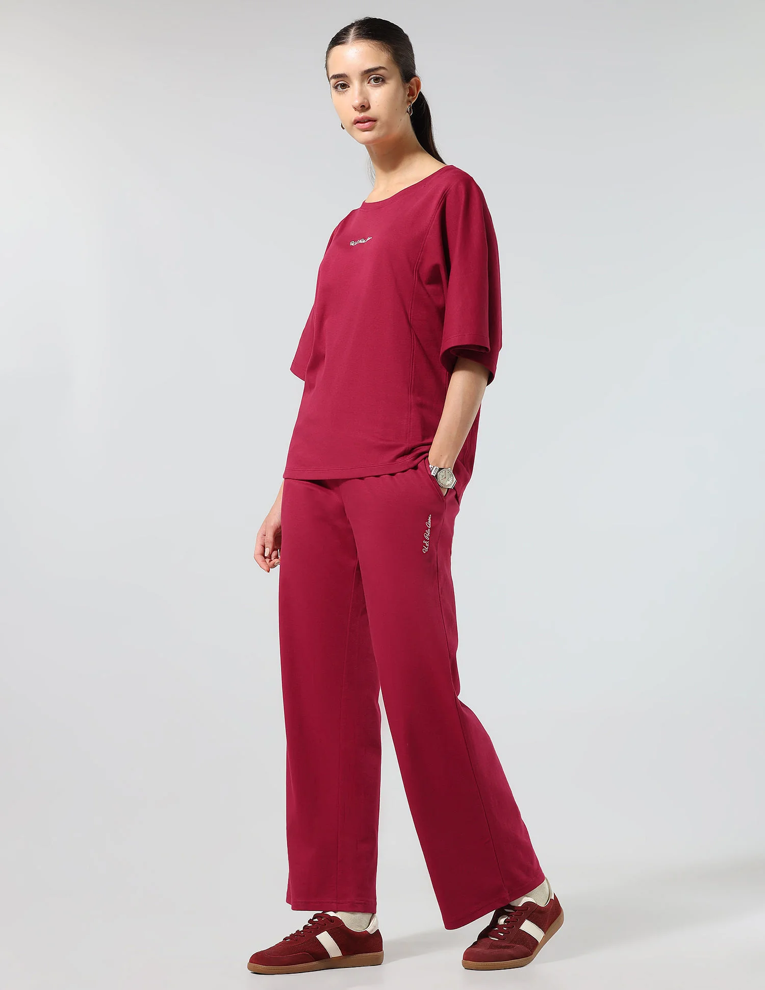The Sunday women's Relaxed Fit Solid Co-Ords - Image 5