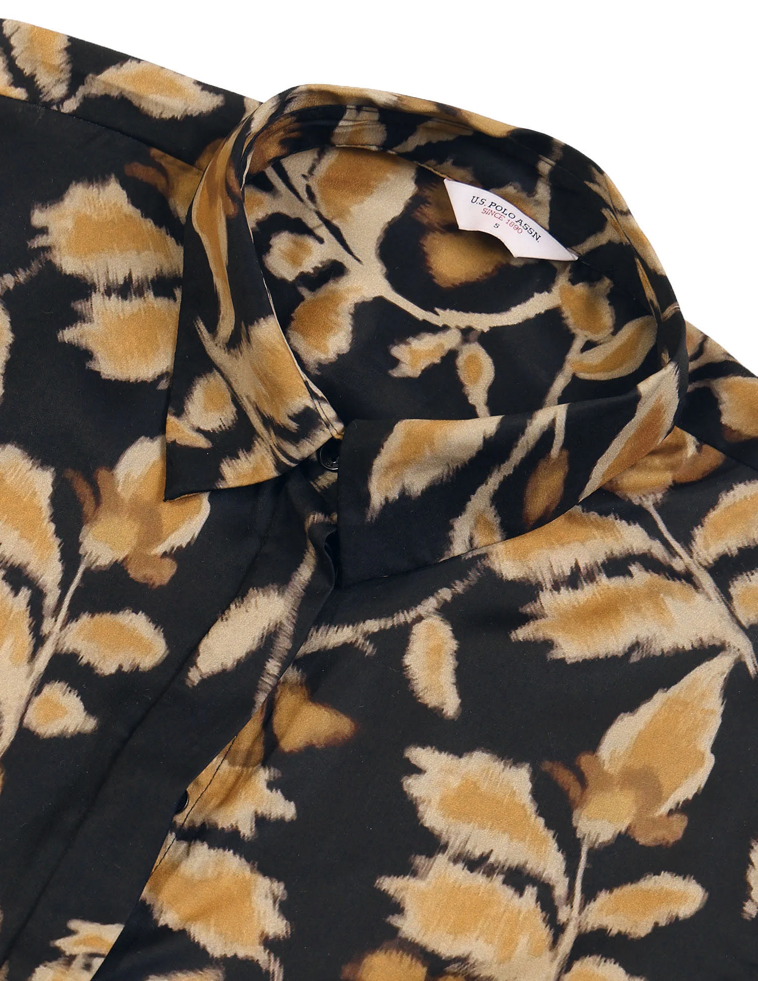 Satin Floral Printed Shirt - Image 8