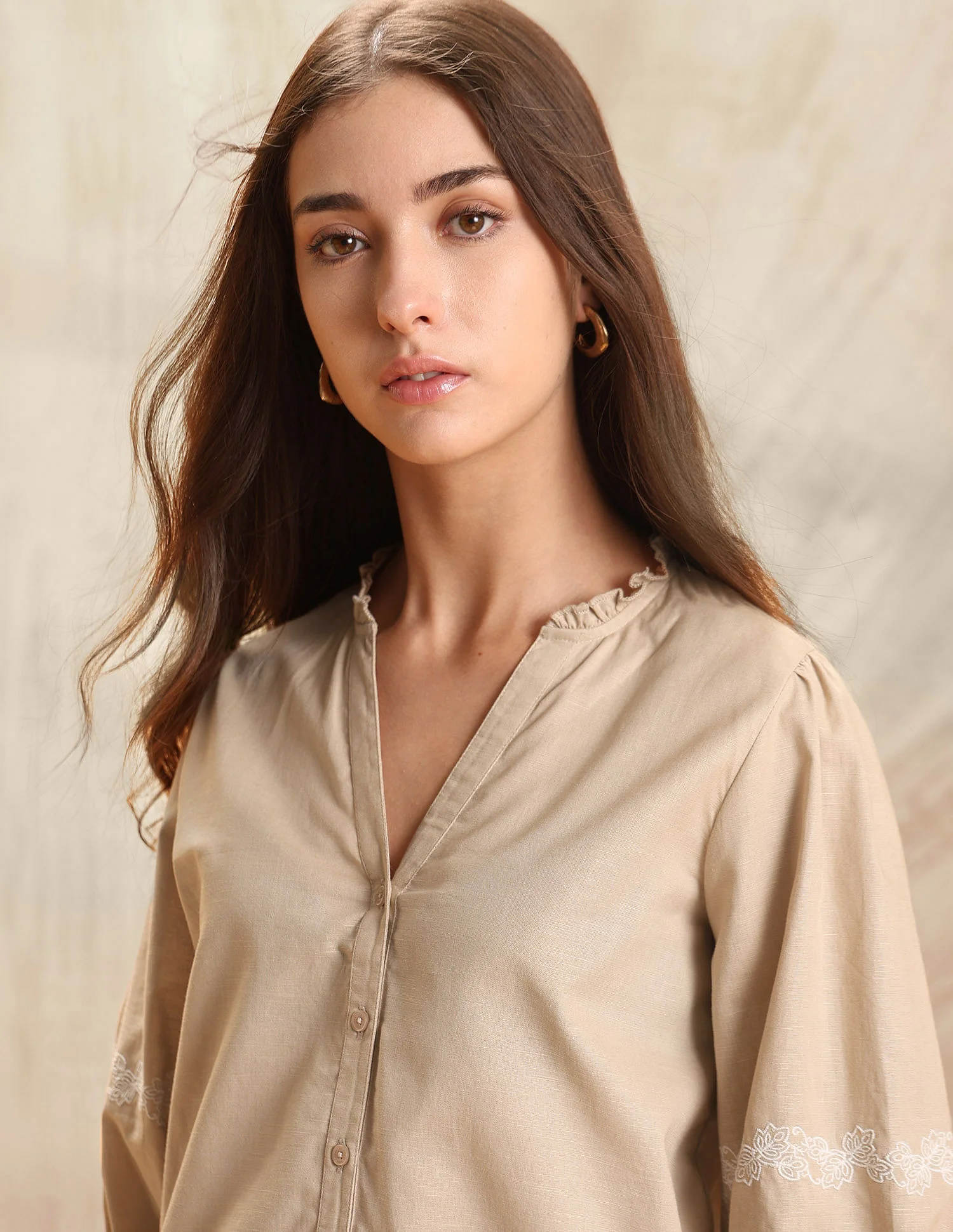 Solid Regular Fit Top - Image 7