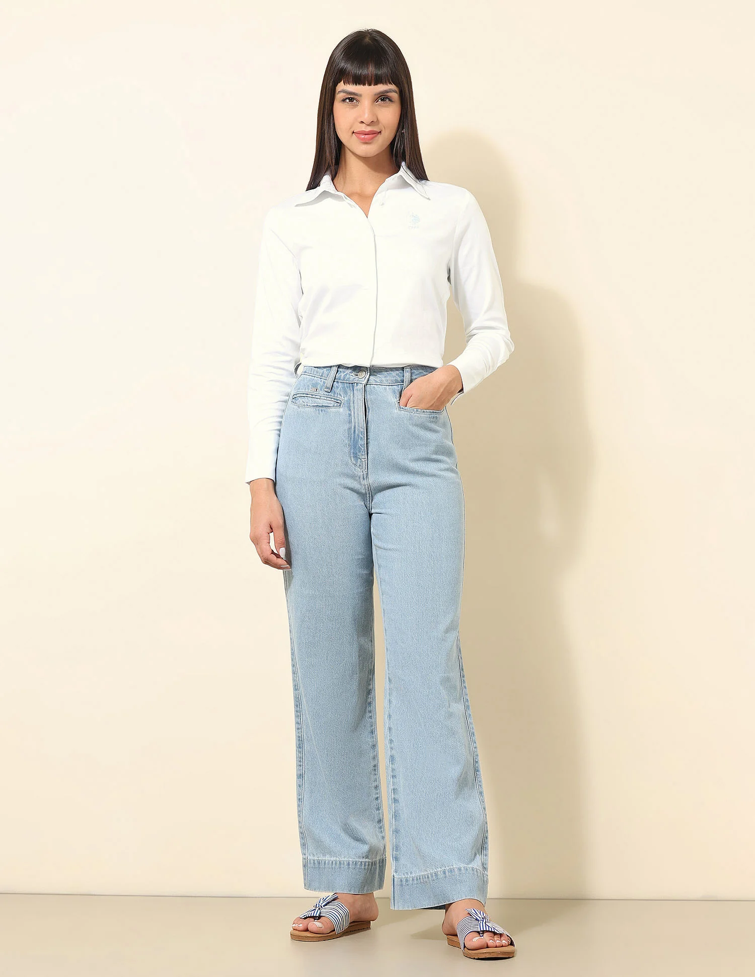 Concelaed Placket Solid Shirt - Image 3