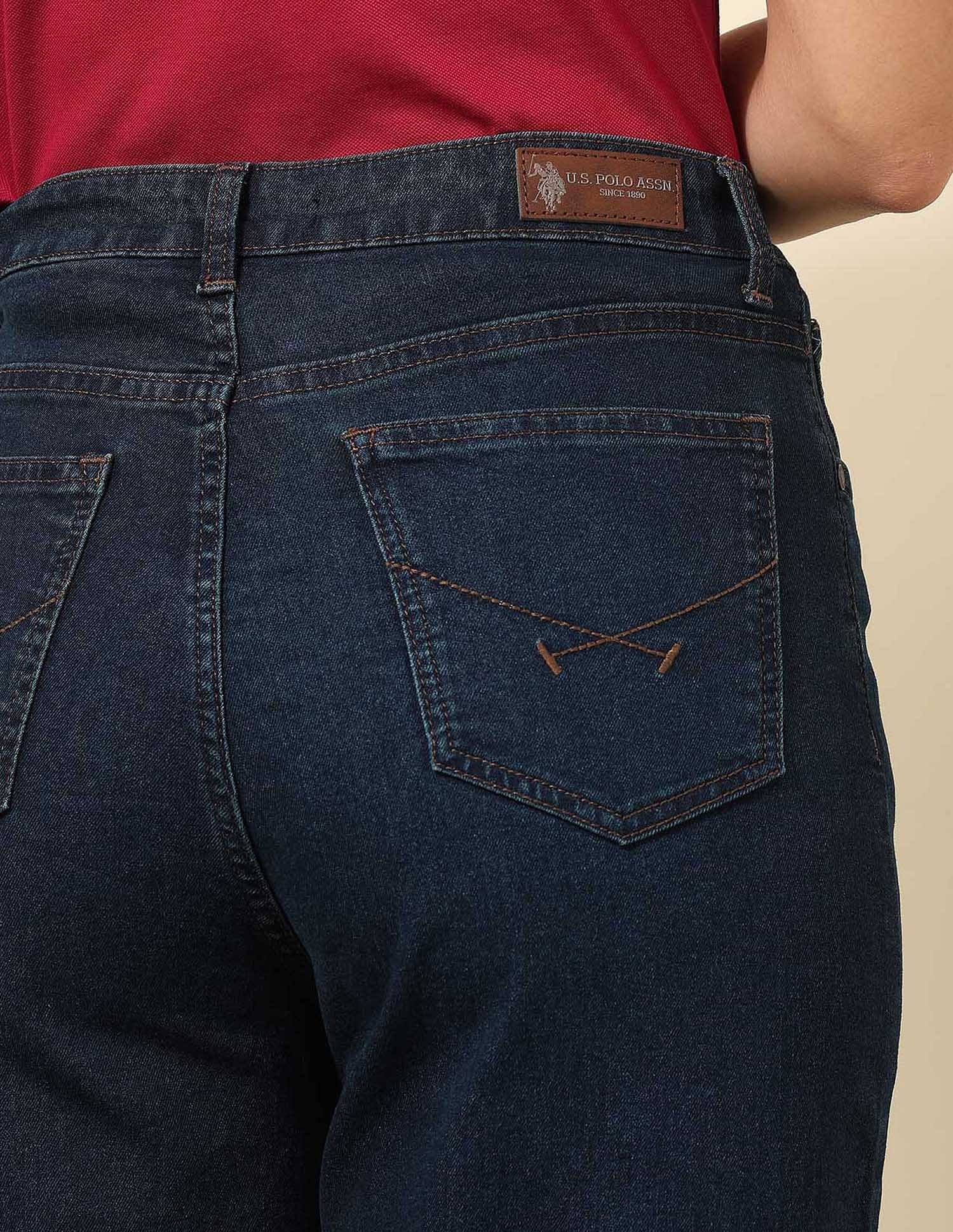 High Rise Wide Leg Fit Jeans - Image 8