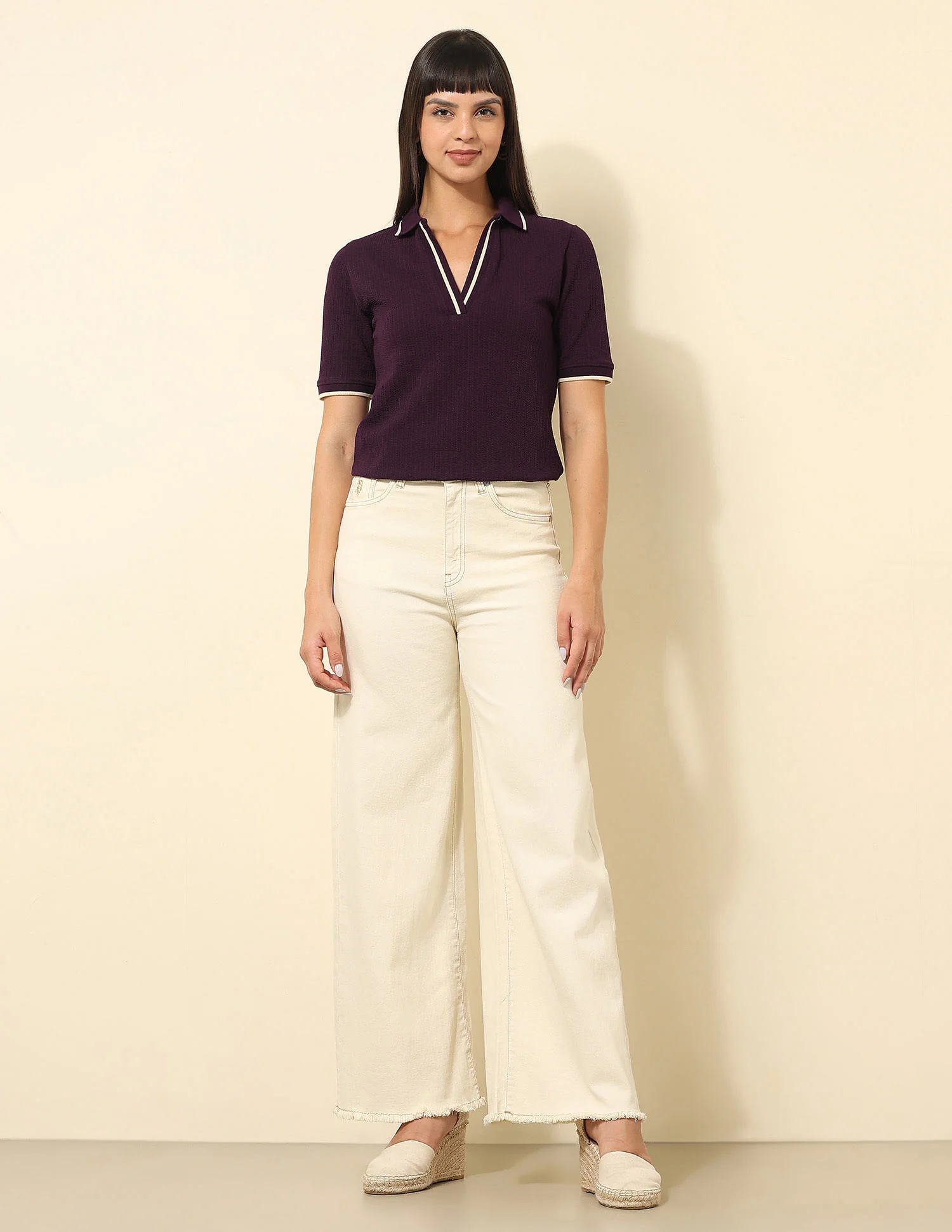 Regular Fit Solid Polo Shirt - Image 3