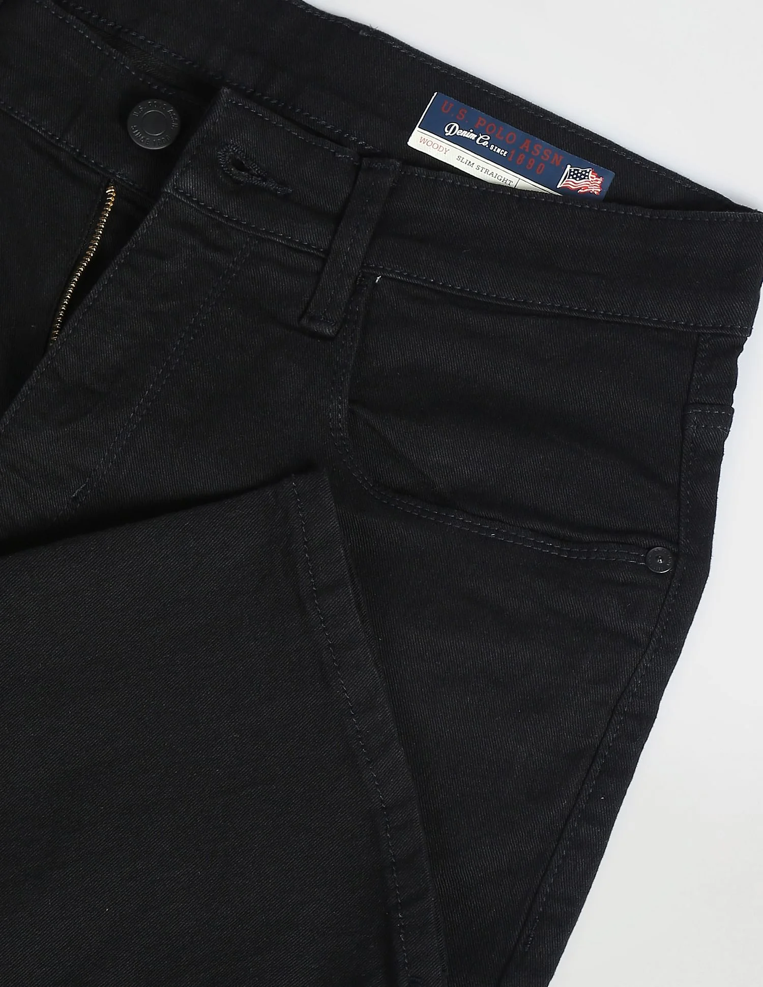 Woody Slim Straight Fit Mid Rise Jeans - Image 2