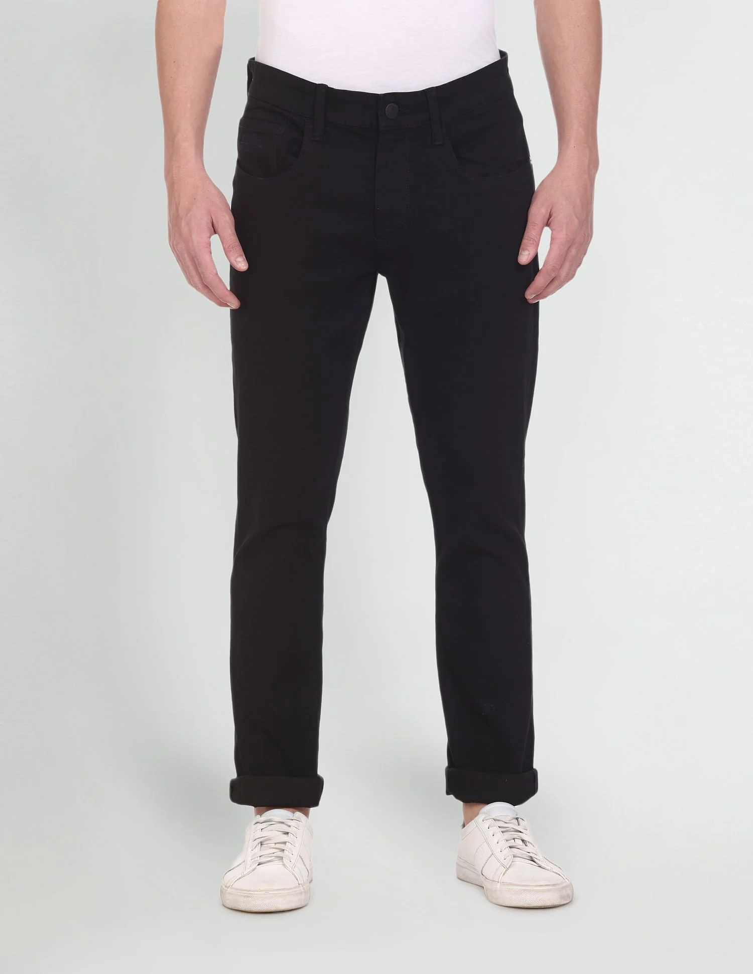 Woody Slim Straight Fit Mid Rise Jeans - Image 6